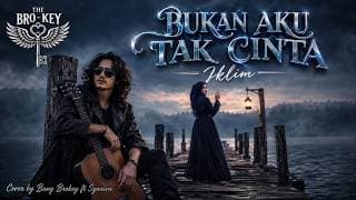 AUTO  MERINDING! 🥀 Bukan Aku Tak Cinta - Iklim | Cover Slowrock Nyesek Bang Brokey ft Syariva